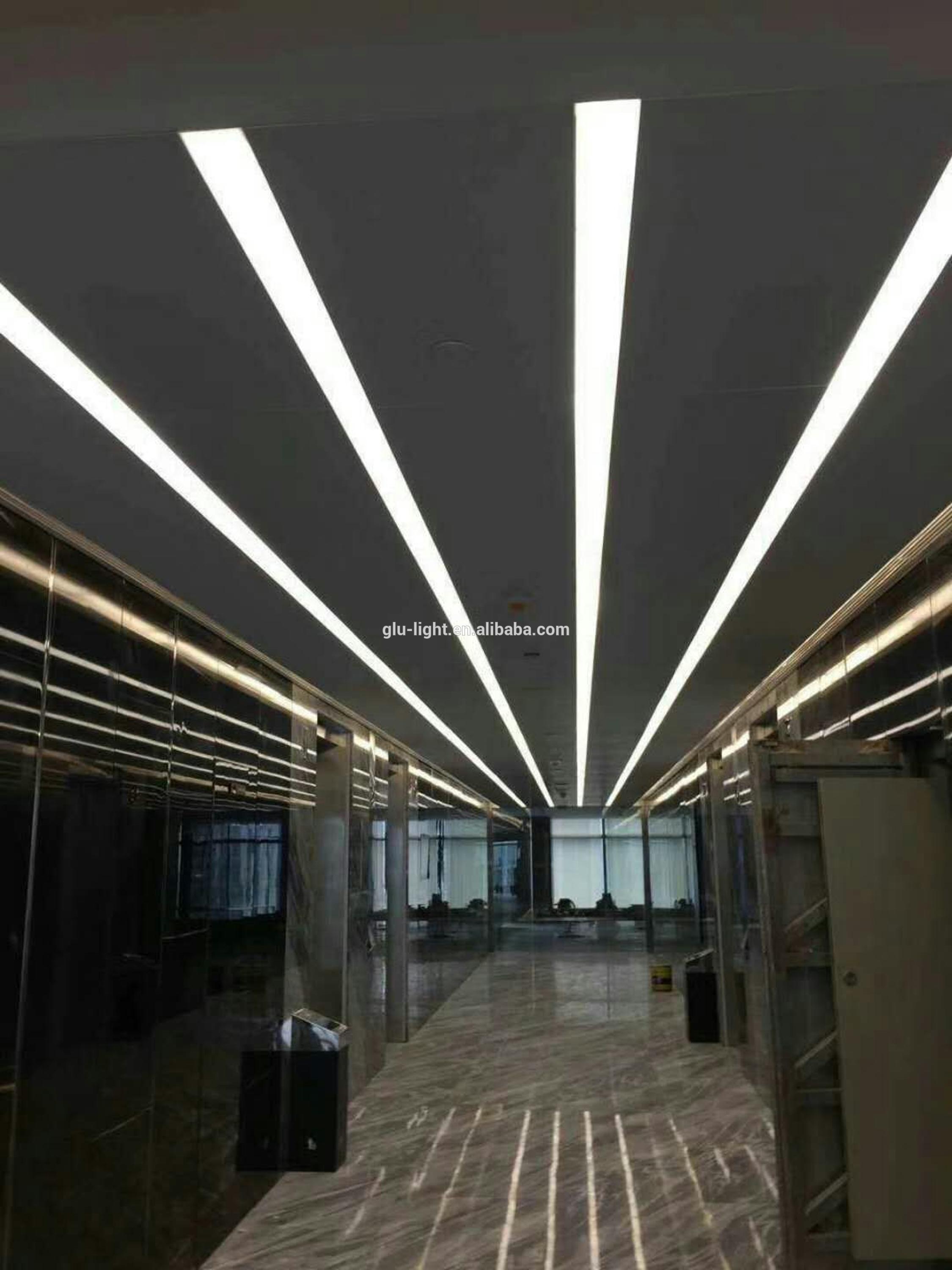 Recessed profiles alu led channel Custom Length alu channel for led light strip
