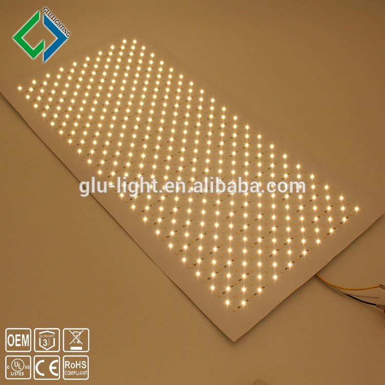 product-528-528 High cri high R value Ra95 CCT bi color 300x300 flex led sheet, sewable 300x300 flexible led mat