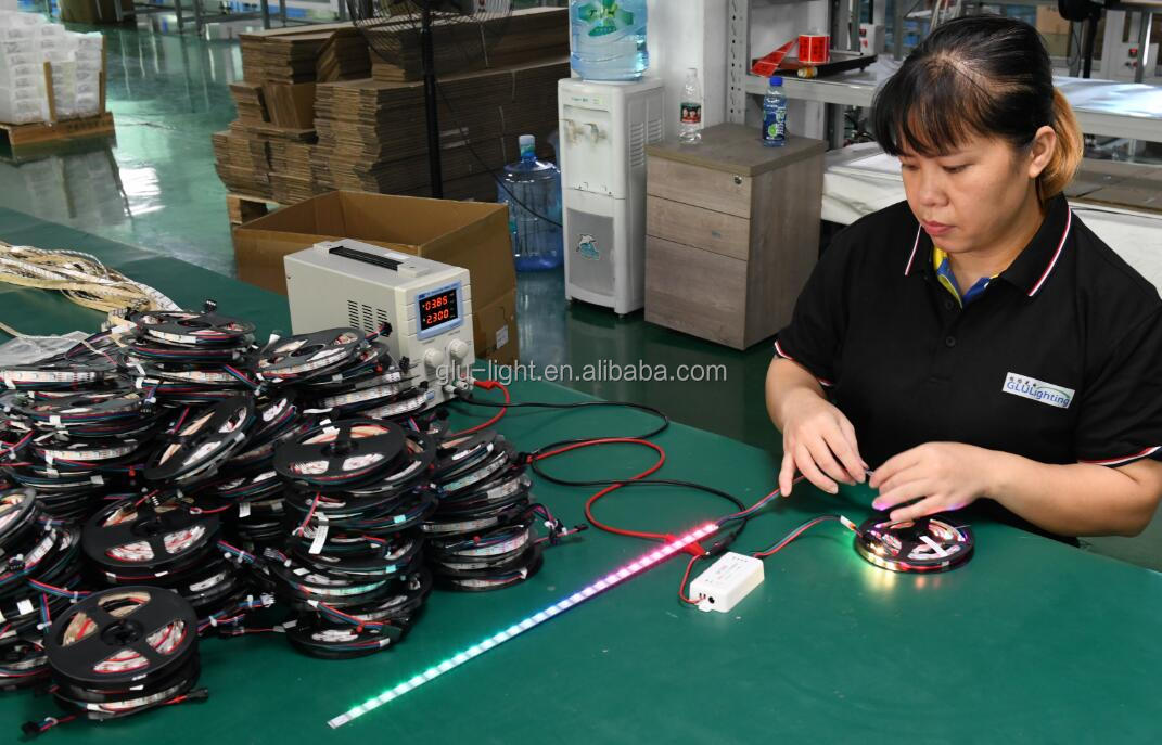 product-747-479 No flicker RGB Led digital strip Matrix 144Leds Addressable 5V APA102 Led Pixel Strip light