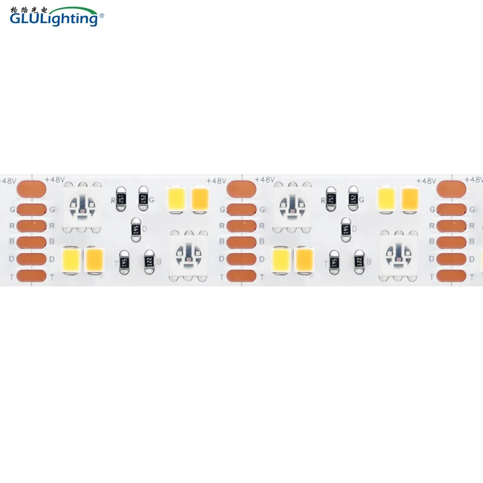 2leds Short Cuttable Cinema Chorma RGBTD Flex Ribbon 24V/48V 216leds For Film high quality