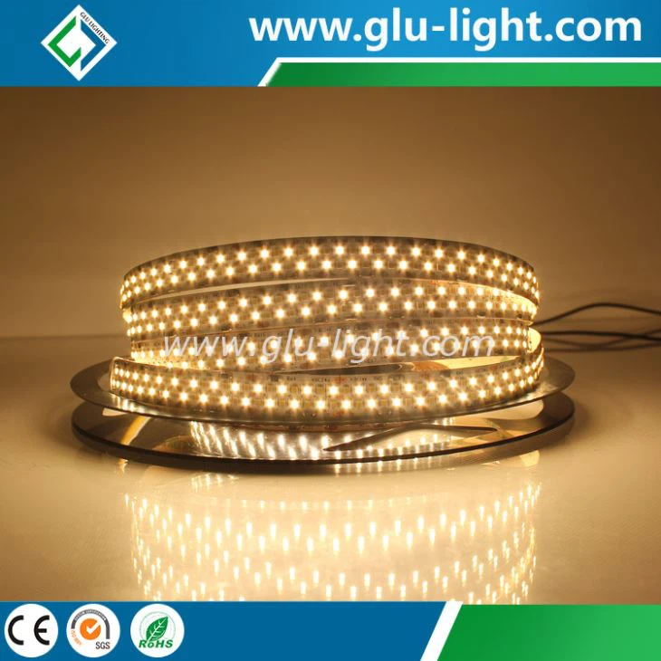 Dual row CCT adjustable 560leds/m W/WW 2700-6500k 2216 smd led ribbon strips