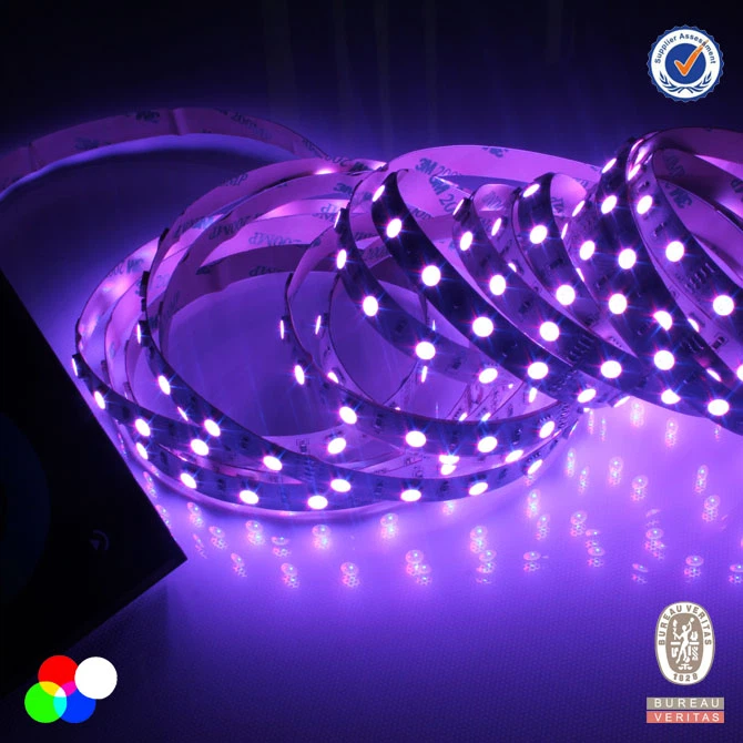 CE& ROHS Certificated 5050 RGBW 4 colors led tape light with 96 leds/m