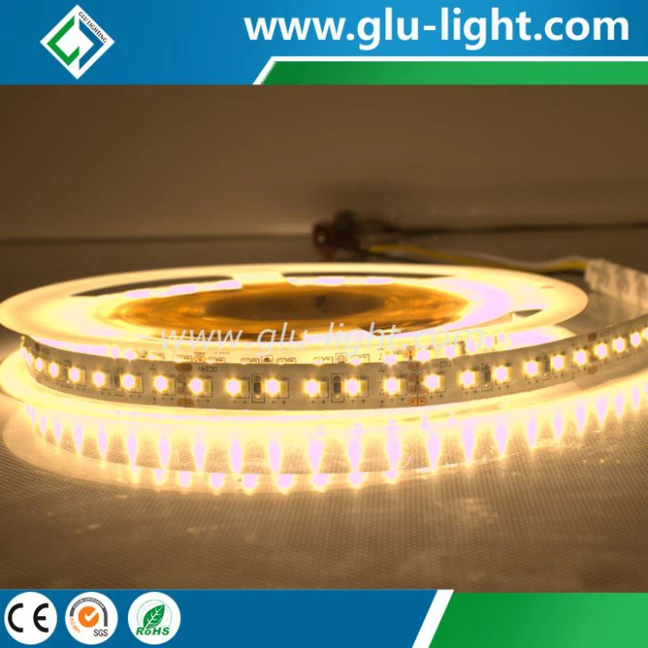 High Density DC24V Ra95 Single Row 10mm PCB 3014 Led Strip With 240 Leds/m