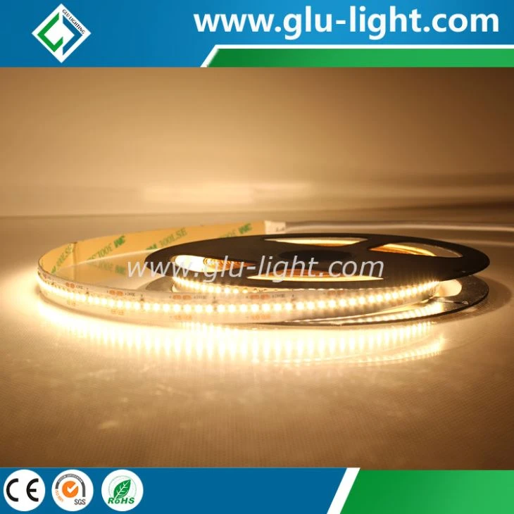 UL listed 24V Ra95 6mm narrow 2216 led strip 240 leds/m with 3 year warranty