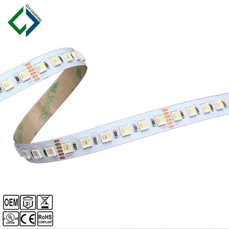 High CRI Ra95 5050 Rgbww 5 Colors In 1 Rgb Cct Led Strip 24 V, 5050 Rgb Cct Led Strip