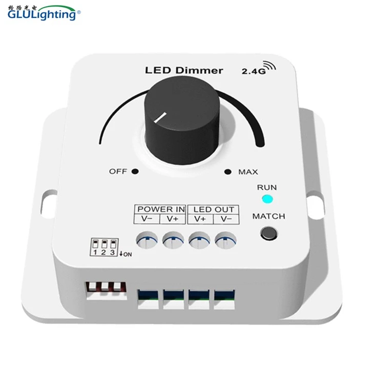 1 Channel Knob Rotary RF Dimmer Controller-16KHz