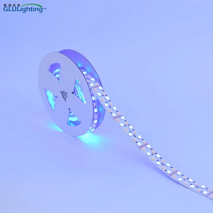 Ra95 Chroma Double Rows RGBACCT Flex LED Ribbon 24V 288LEDs Per Meter