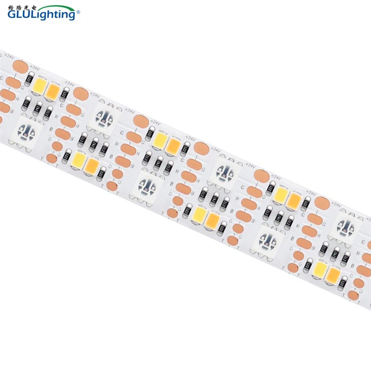 High CRI 95+ TLCI 98+ RGBCCT LED Strip, 12V/24V Cinema Grade Light For Professional Photography & Film Production,216leds Per Meter, 1led Short Cutting Unit. high quality